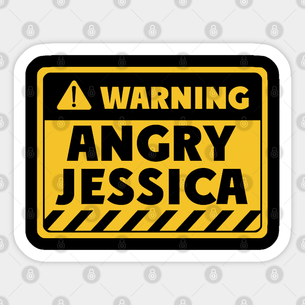 Angry Jessica Sticker by EriEri